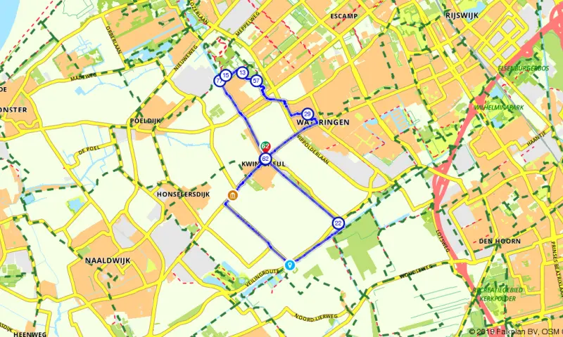 Route Zuid-Holland