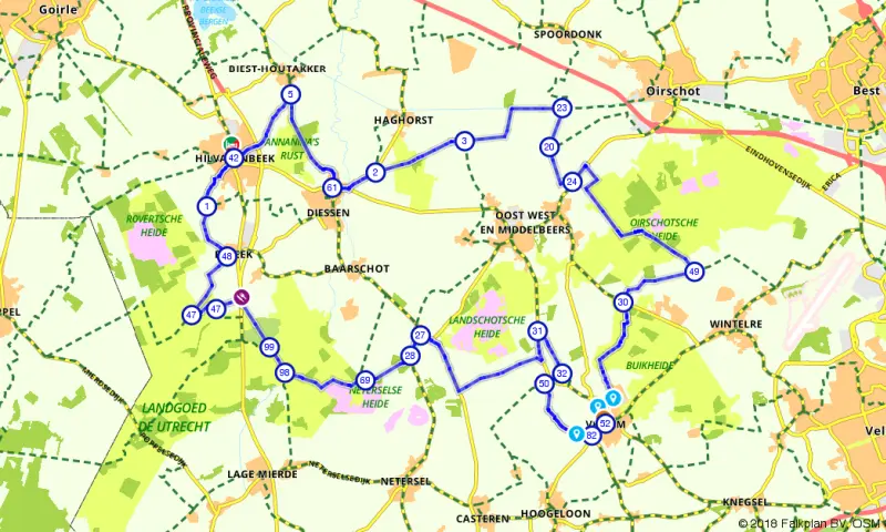 Route Noord-Brabant