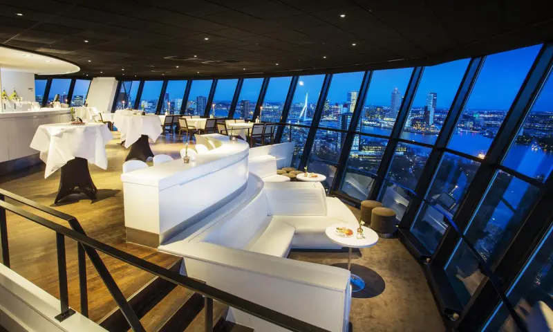 Restaurant op 100 meter hoogte