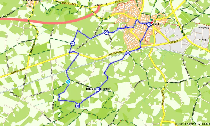 Route in Gelderland