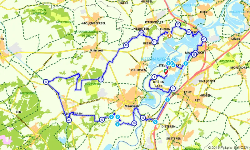 Route in Limburg