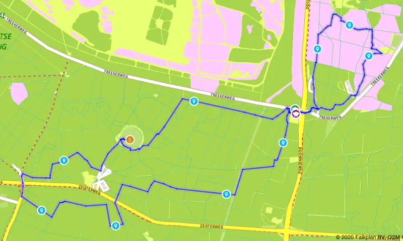 Route in Utrecht