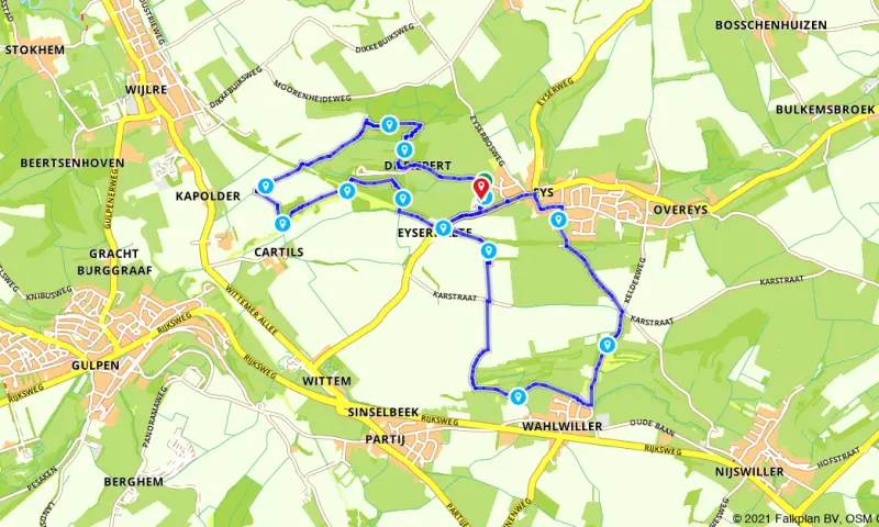Route in Limburg