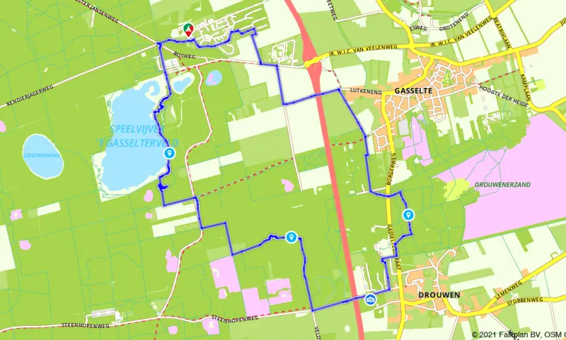 Gasselte route