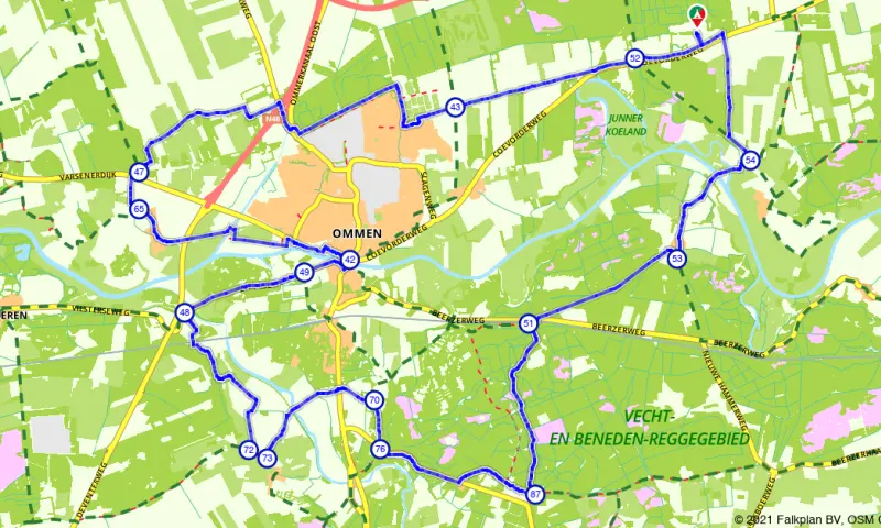 Route in Overijssel