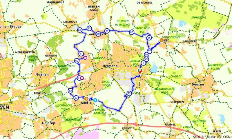 Route Noord-Brabant