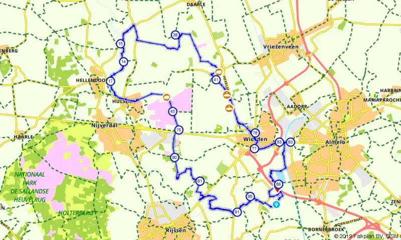Route Wierden