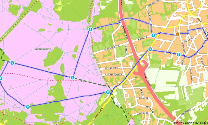 Route in Noor-Holland