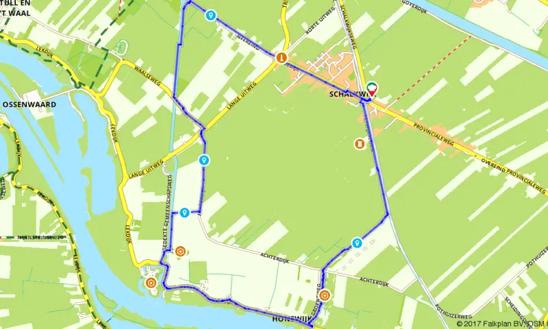 Route in Utrecht