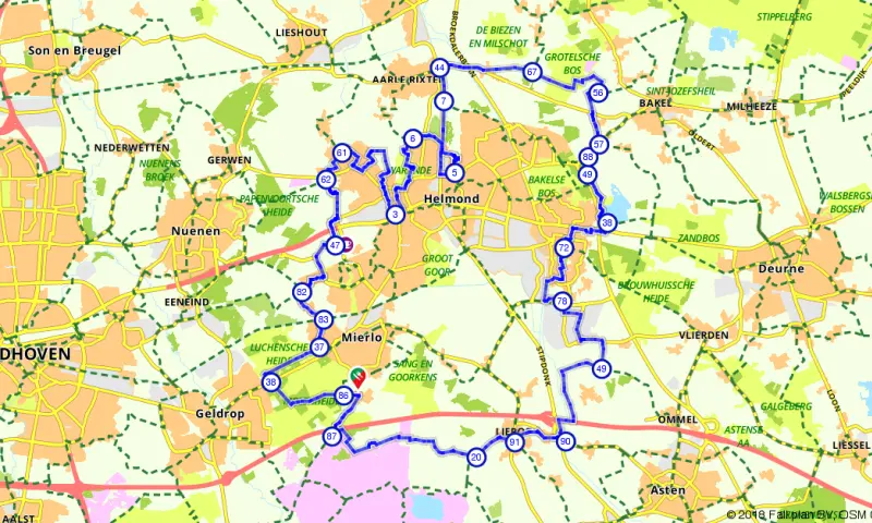 Route Noord-Brabant