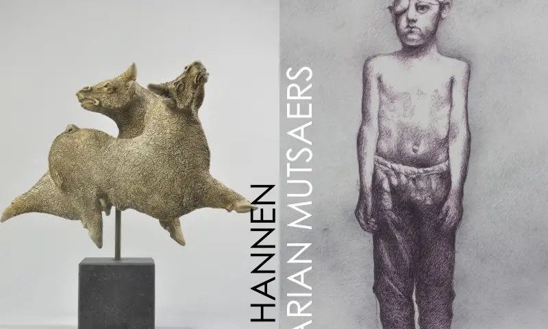 Lei Hannen (keramiek) en Marian Mutsaers (schilderijen)