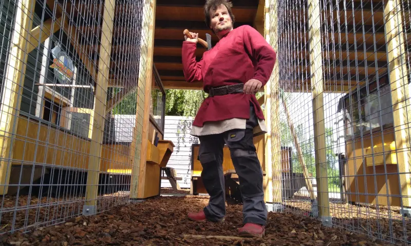 Viking gooit bijl