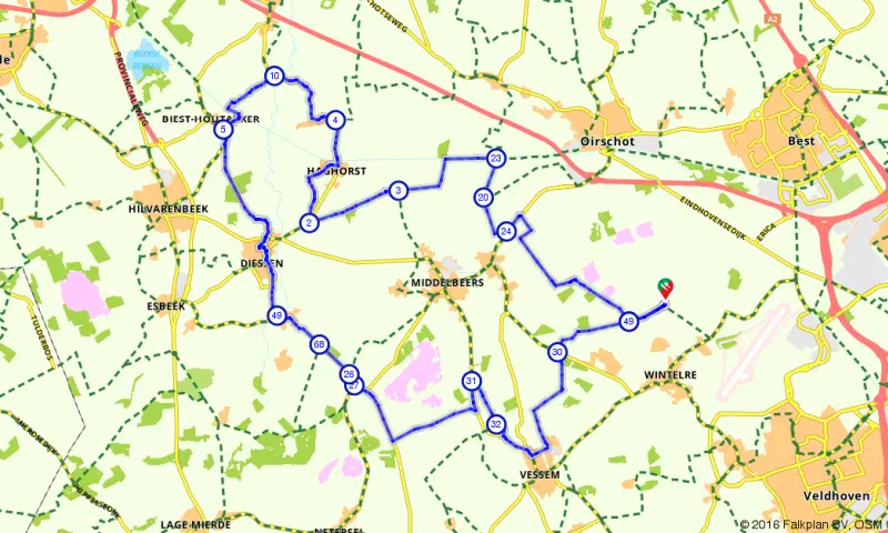 Route Noord-Brabant