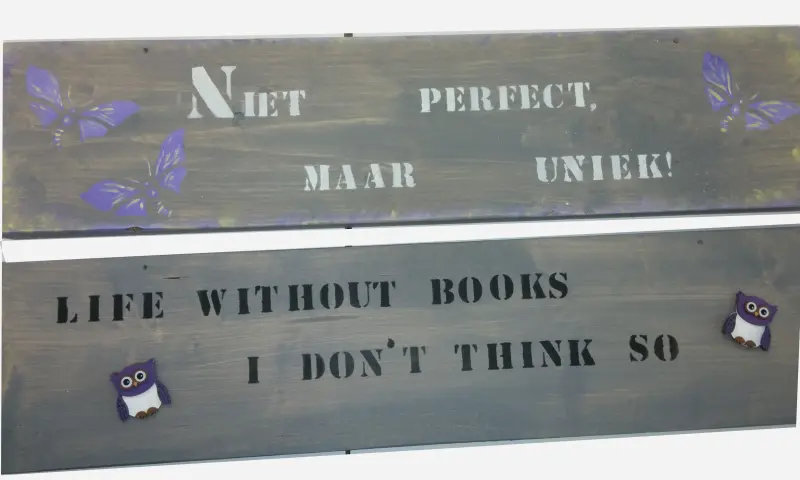 Geschilderd steigerhout