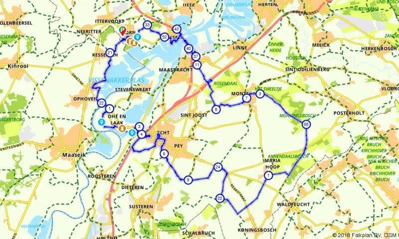 Route in Limburg