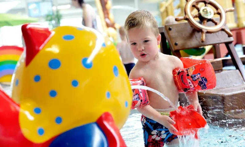 Waterspeeltuin voor de allerkleinsten