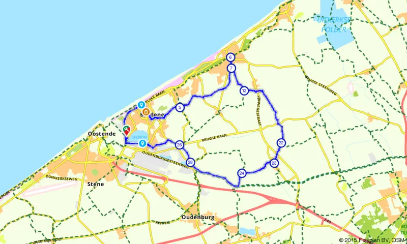 Route in het buitenland