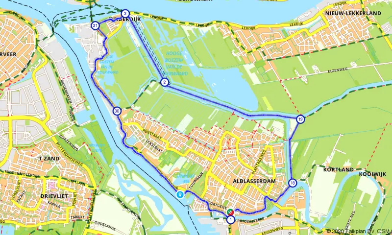 Route Zuid-Holland