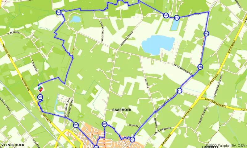 Route in Overijssel