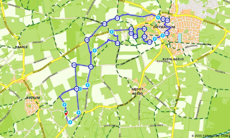 Route in Overijssel