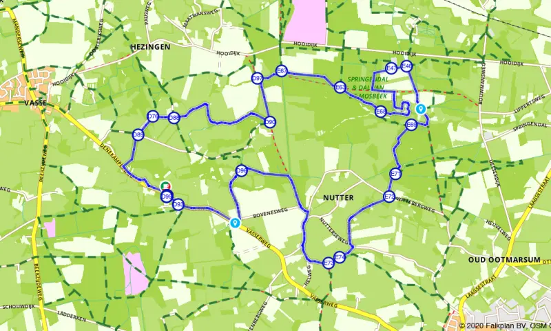 Route in Overijssel