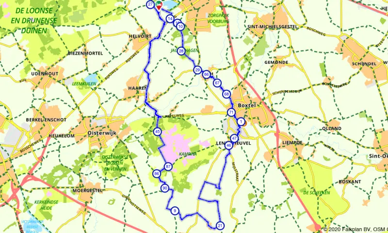 Route Noord-Brabant