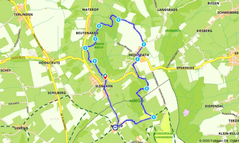 Route in Limburg