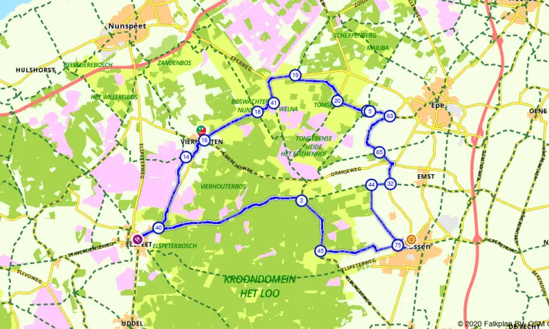 Vaassen en Epe fietsen