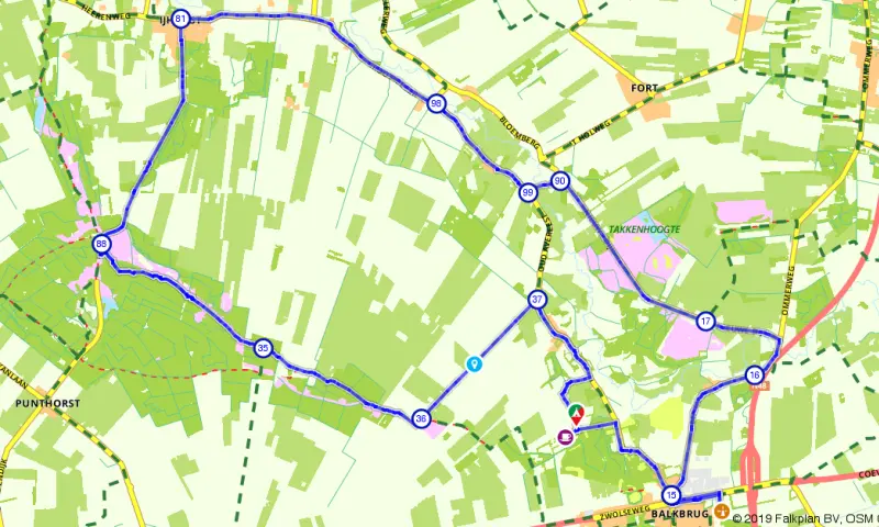 Route in Overijssel