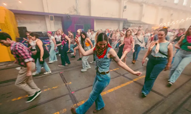 Linedance workshop groep