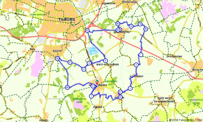 Route Noord-Brabant