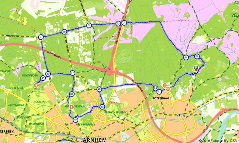 Prachtige natuur route