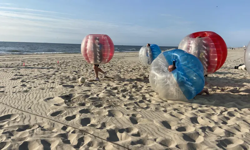 Bubbelbal met zee