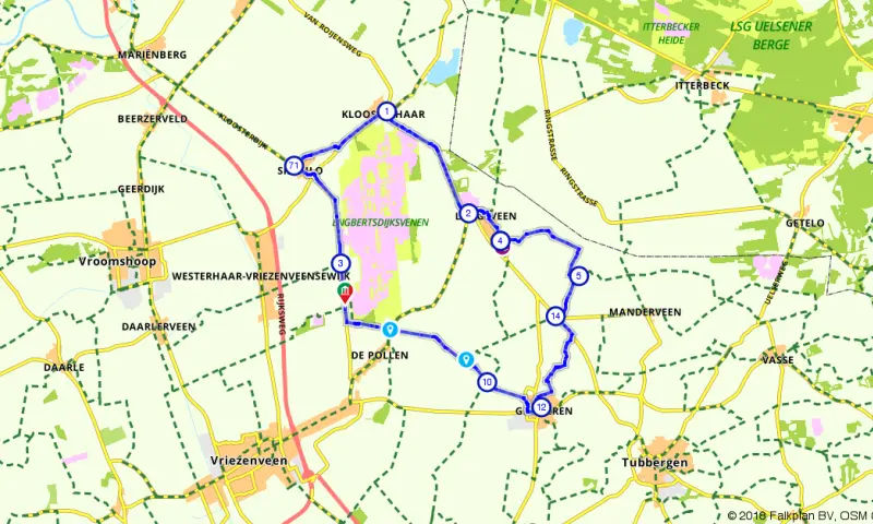 Route in Overijssel