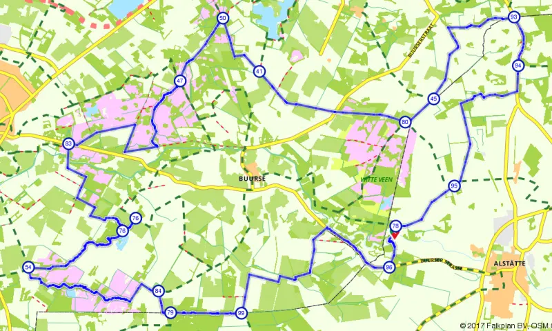 Route in het buitenland