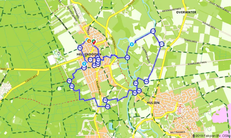 Route in Overijssel