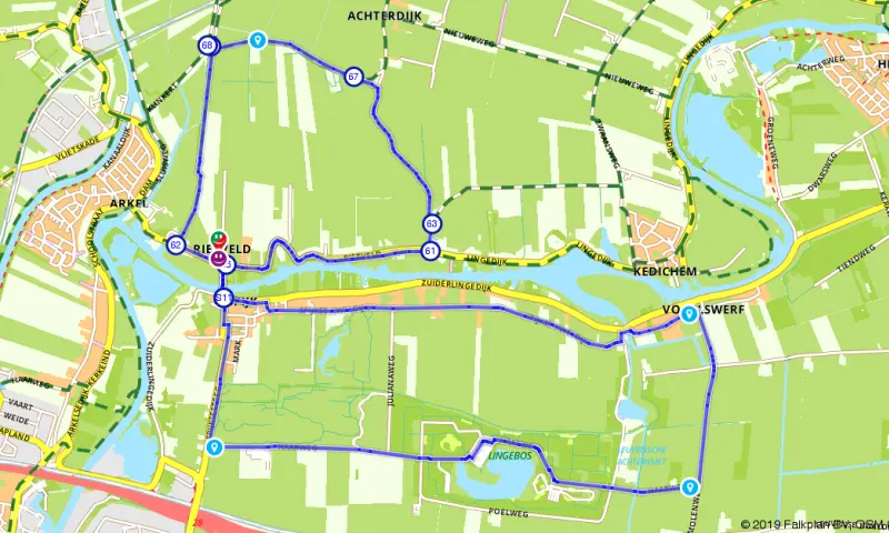 Route Zuid-Holland