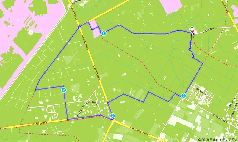 Route in Gelderland