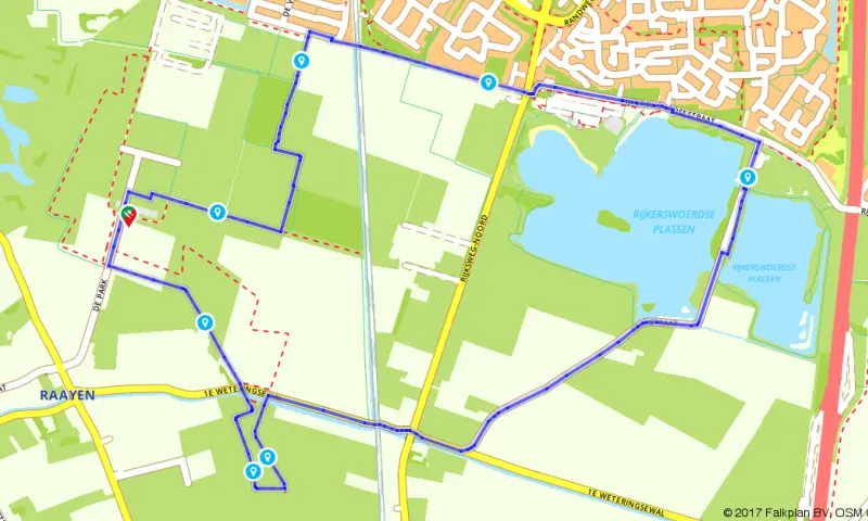 Route in Gelderland