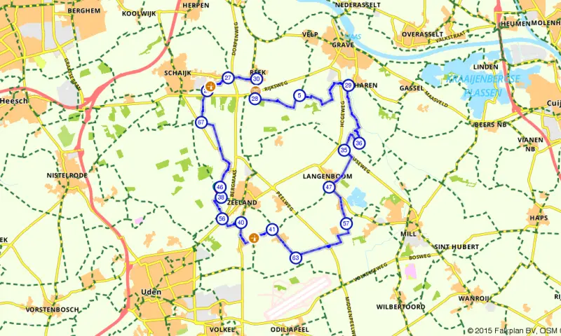 Route Noord-Brabant