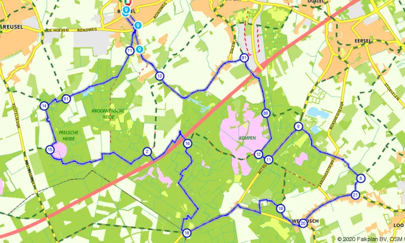 Fietsen kerken