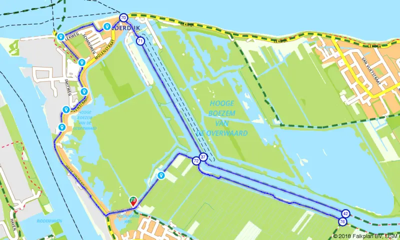 Route Zuid-Holland