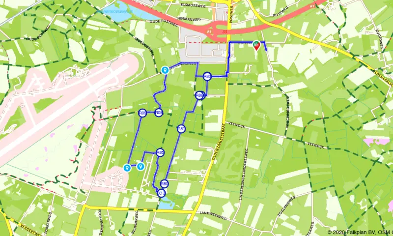 Route in Overijssel