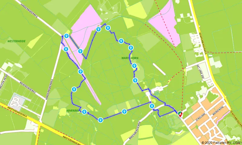 Route in Gelderland