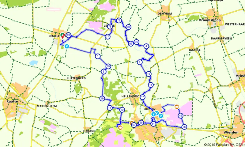Route in Overijssel