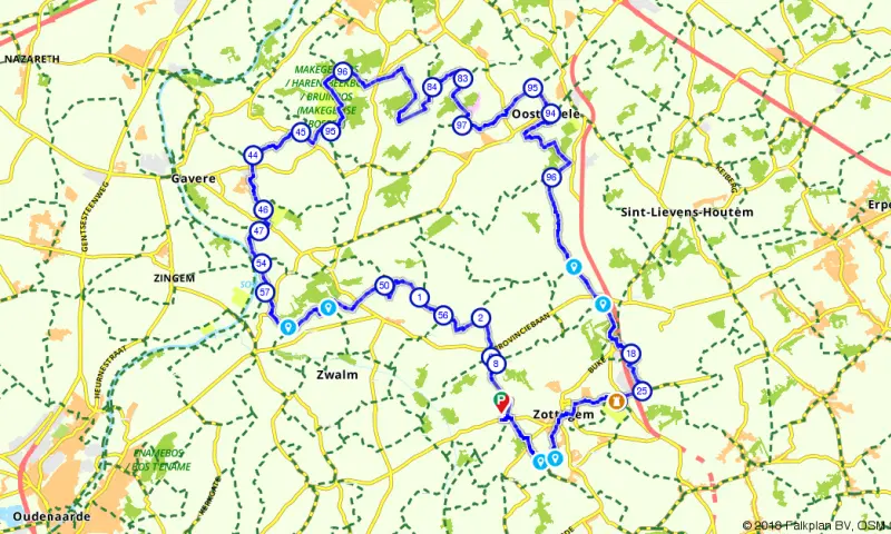 Route in het buitenland