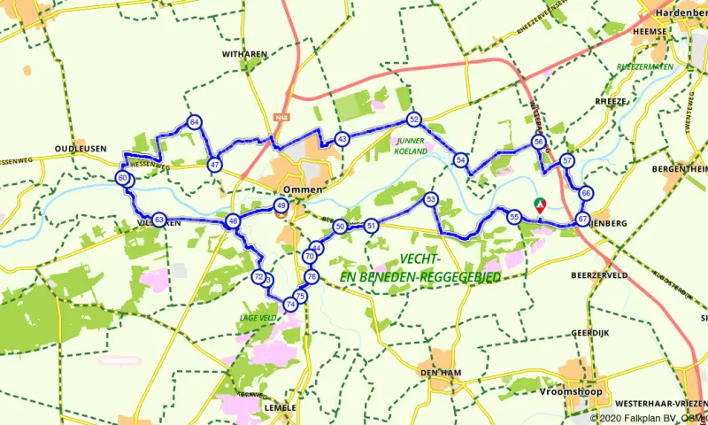 Route in Overijssel