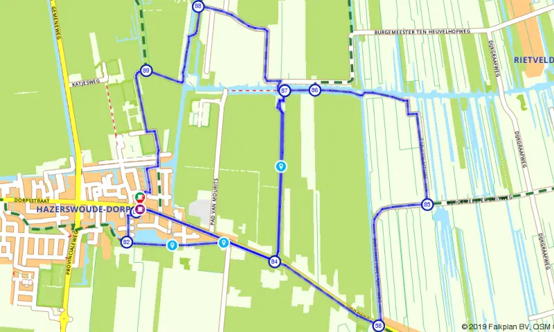 Route Zuid-Holland