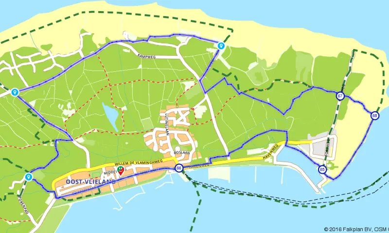 Route in Friesland