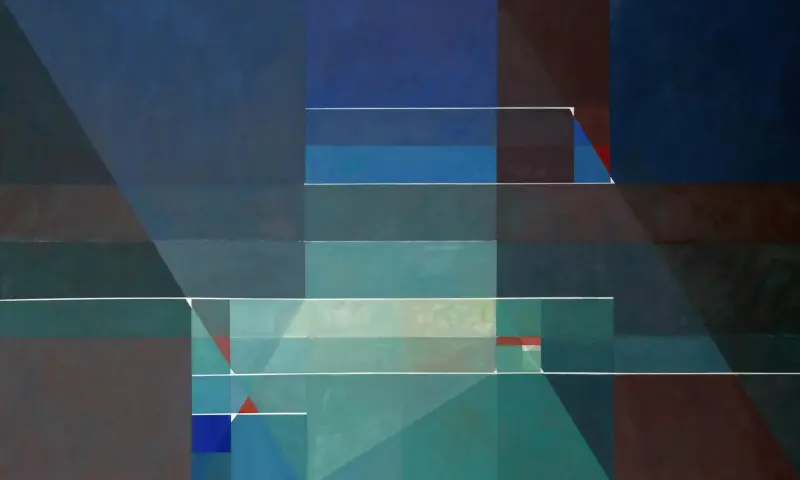 werk van Digna Weiss - Horizonlijnen no 3